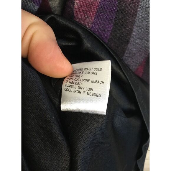 North Style Stunning Swirl Pattern Midi Dress Size S Purple Elegant & Versatile - Picture 11 of 11